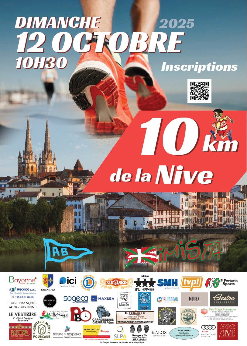 10 km de la Nive Bayonne 2025